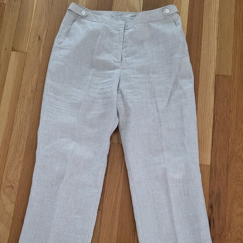 Landsend 100% Linen pant size 10